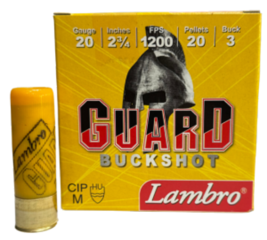 Picture of Lambro Guard 20g 2-3/4" #3 Buck 20 Pellet 1200FPS