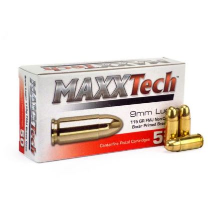 Picture of [July 4th Sale] Maxxtech 9mm 115gr Full Metal Jacket PTGB9MMB 
