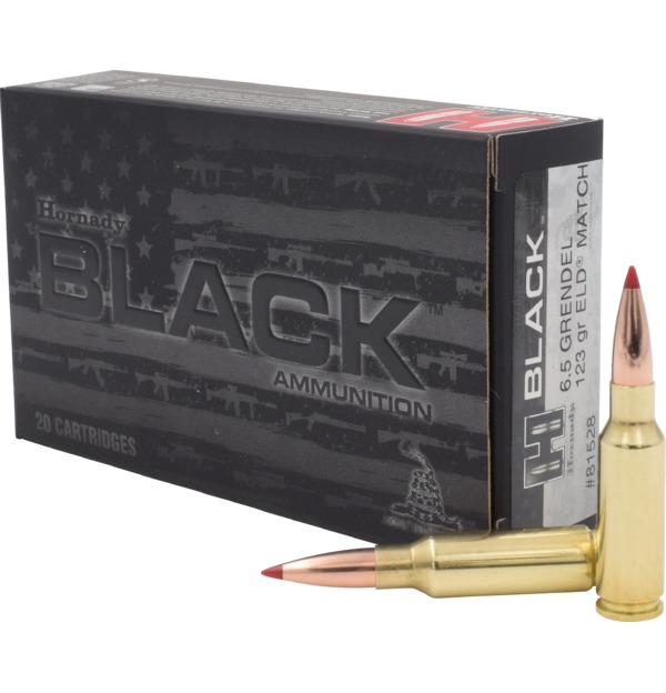Shell Shocked Ammunition | Hornady Black 6.5 Grendel 123gr ELD-M 81528 ...