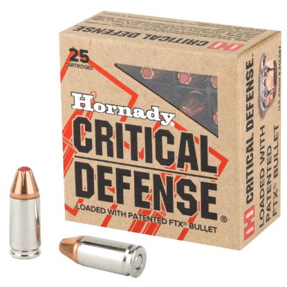 Picture of Hornady 9mm Luger Critical Defense 115gr FTX 90250