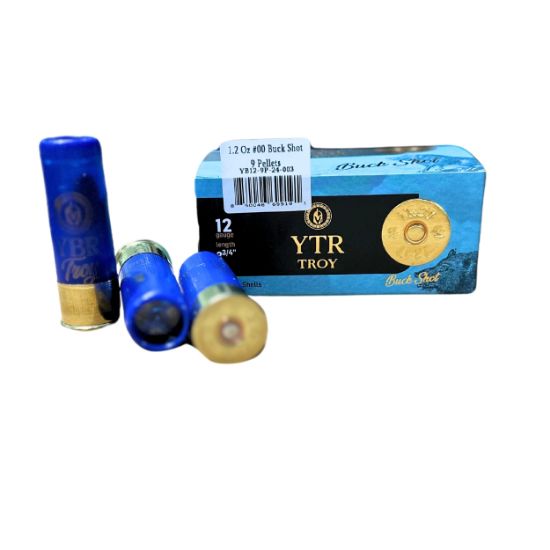 Picture of Troy 12ga 00 buckshot 9 pellet 2.75" 1300fps TROY12GABUCK