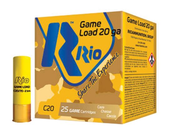 Picture of Rio 20ga 2.75" #7.5 Lead 1oz 1250FPS RC2075